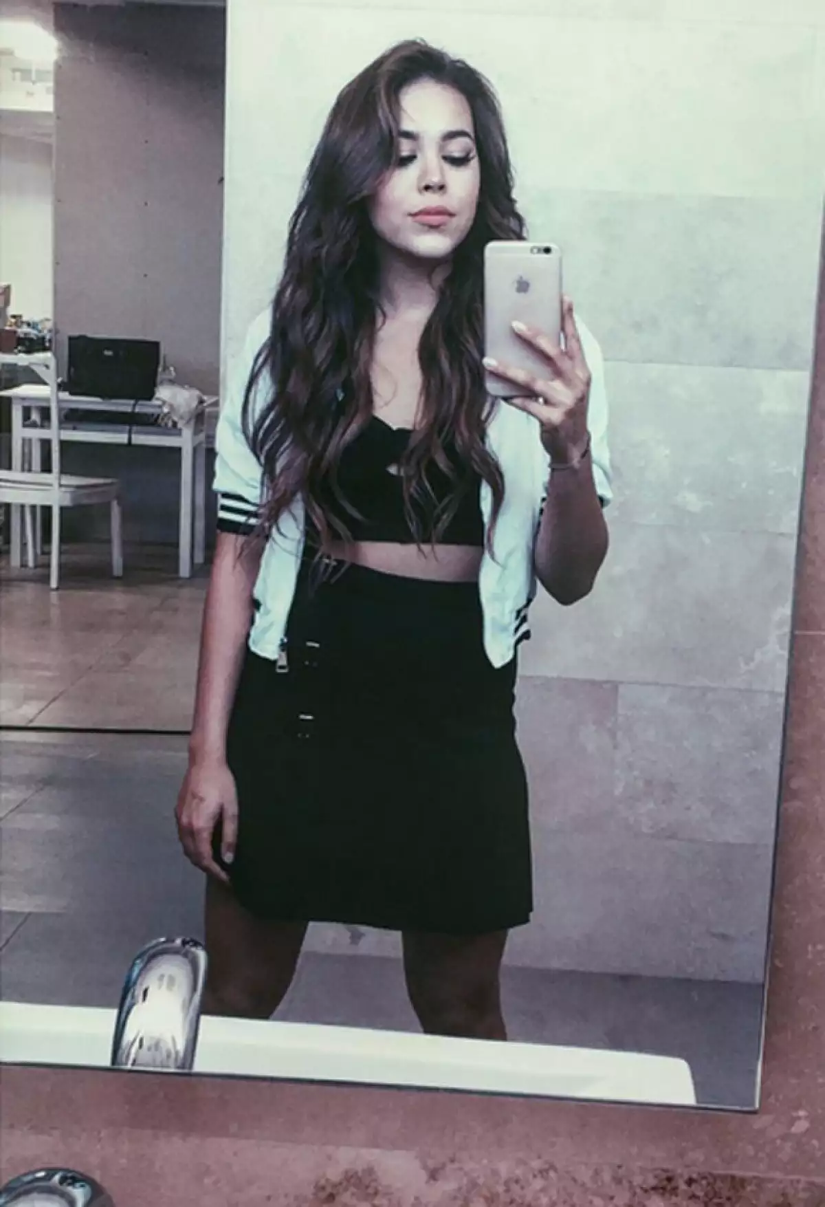 Hasta hace unos días, así lucía Danna.