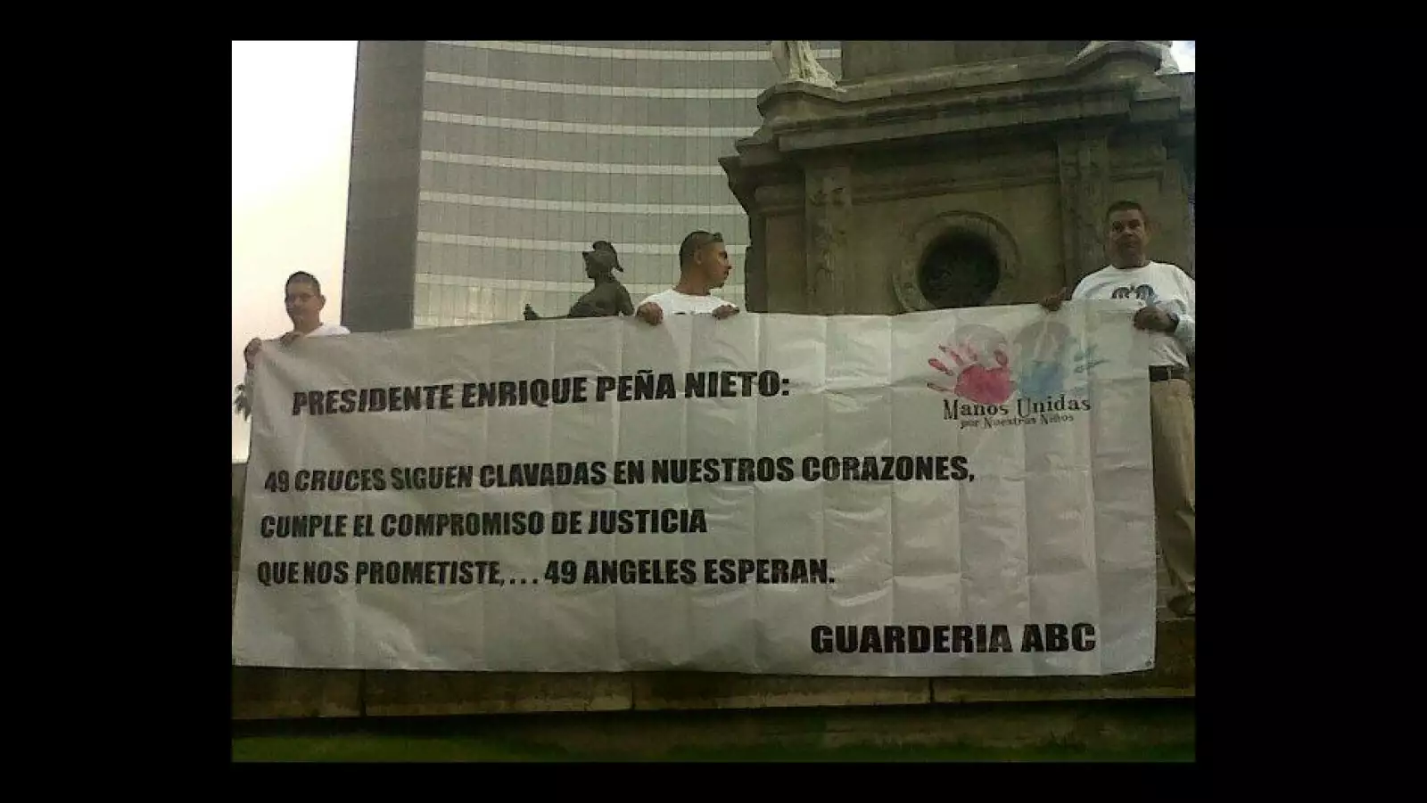 manifestacion en el angel de la independencia