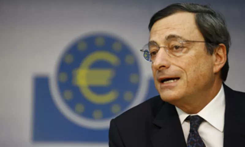 Mario Draghi compareció en una rueda de prensa tras la baja de las tasas  de interés del BCE. (Foto: Reuters)