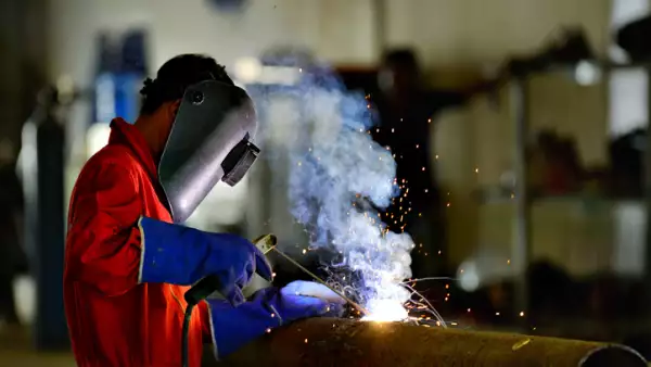 Welder engineer workshop