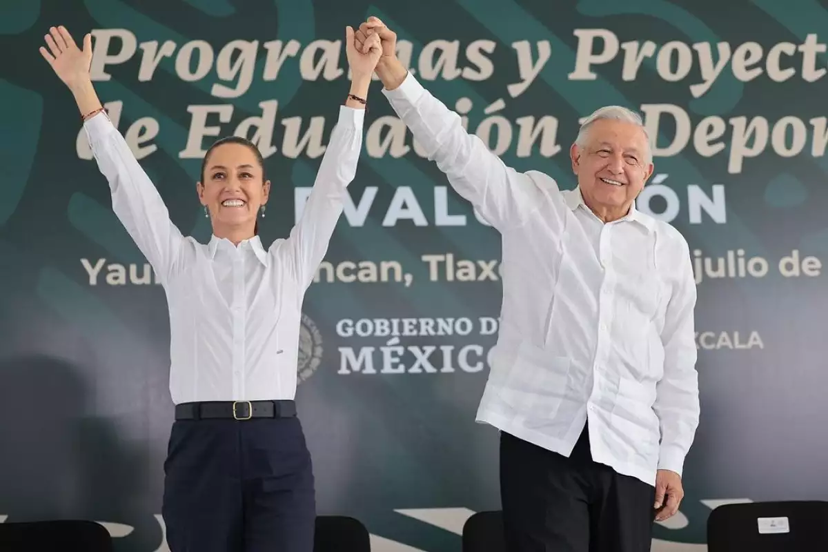 Gira de transición presidencial de Claudia Sheinbaum y Andrés Manuel López Obrador