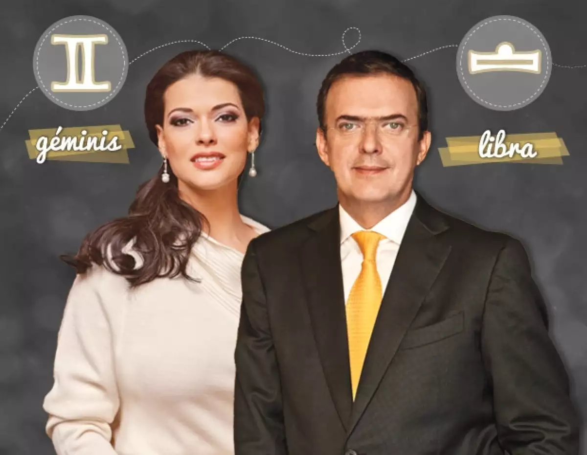 Marcelo Ebrard y Rosalinda Bueso.