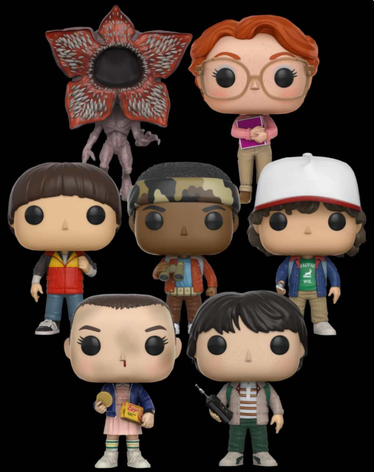 Kit de las figuras de vinil de Stranger Things