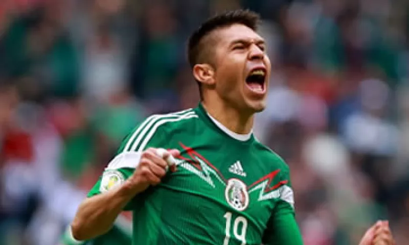 Oribe Peralta, quien podría ser la figura del Tri, tiene un valor de mercado de 4.6 millones de euros. (Foto: Getty Images)