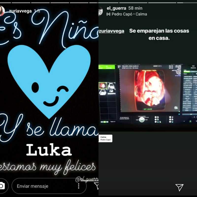 Es un niño, así anunciaron Zuria y Alberto el sexo de su bebé