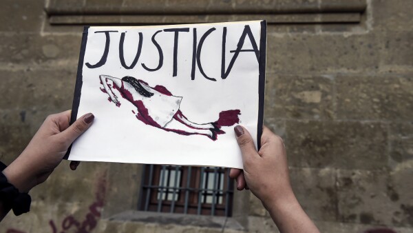 MEXICO-VIOLENCE-WOMEN-PROTEST