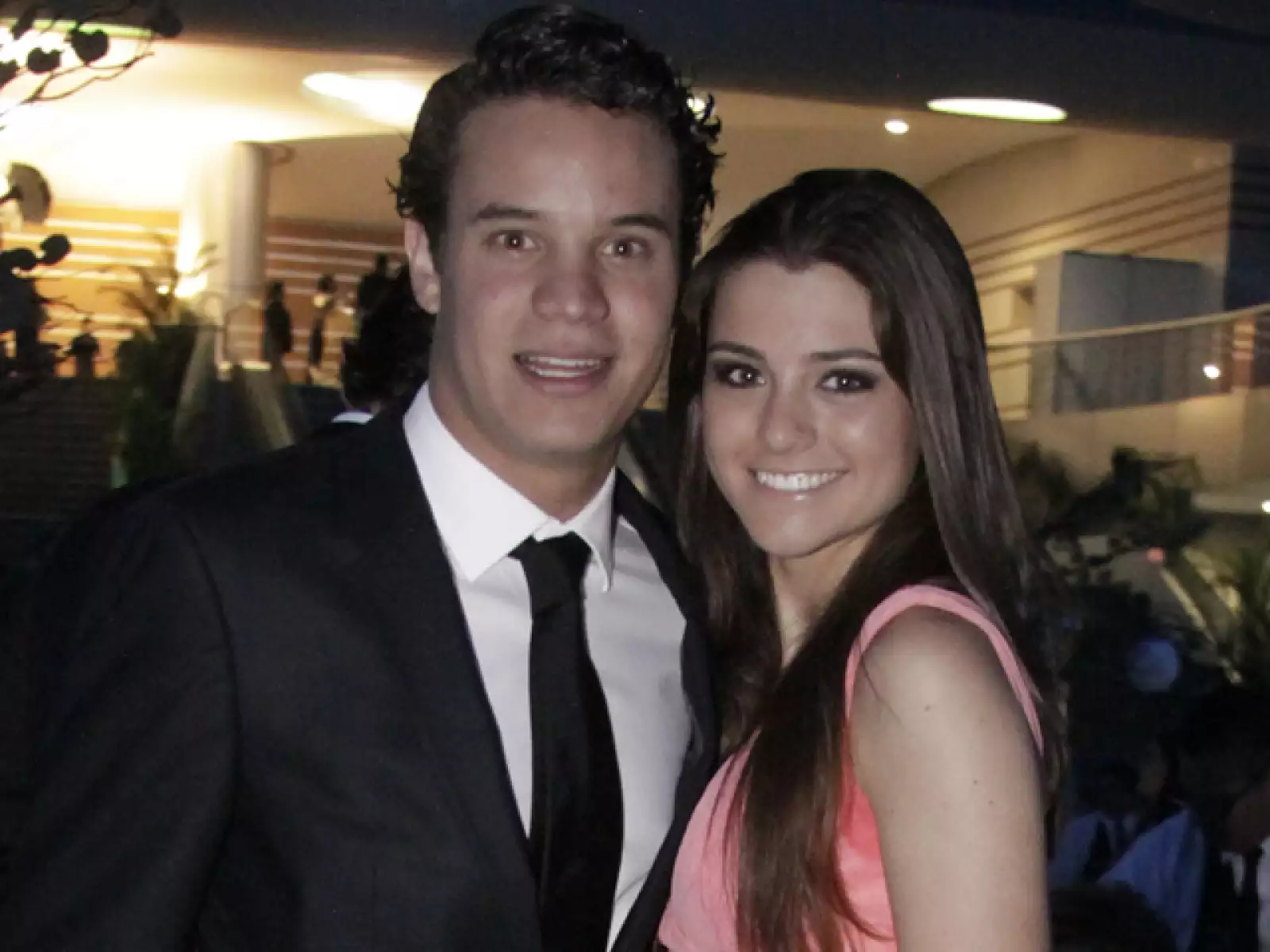 Isabel Suárez en la graduación del colegio Del Bosque