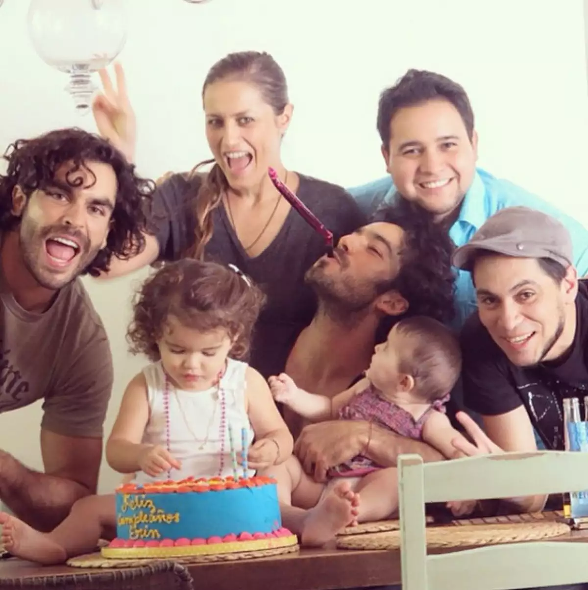 La fiesta de cumpleaños de Erin, hija de Aarón Díaz y Lola Ponce