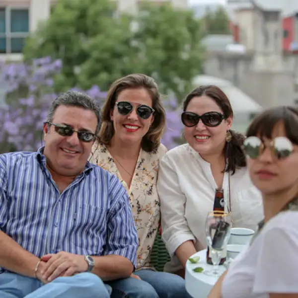 Daniel Zetune, Laura Cervantes, Ligia Gómez y Ana Cervantes