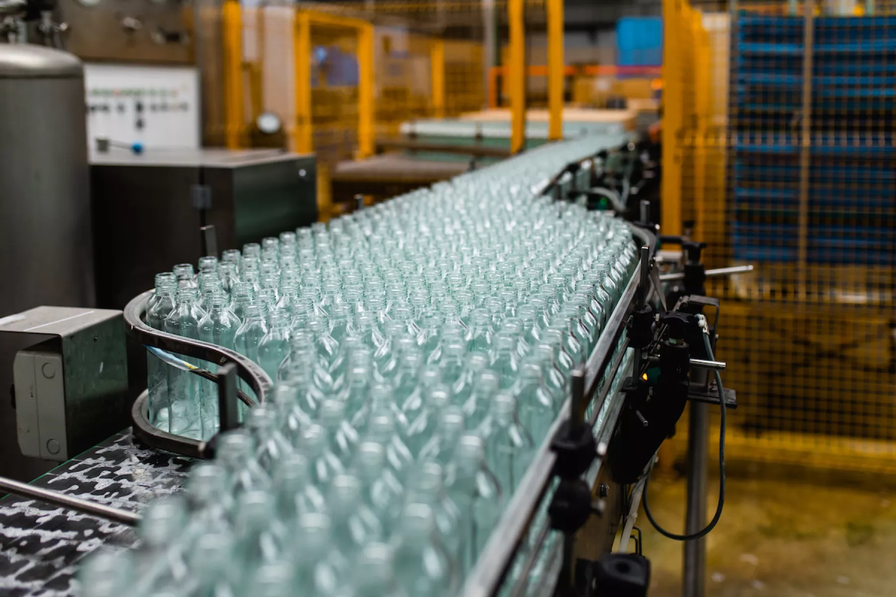 Production line for juice bottling