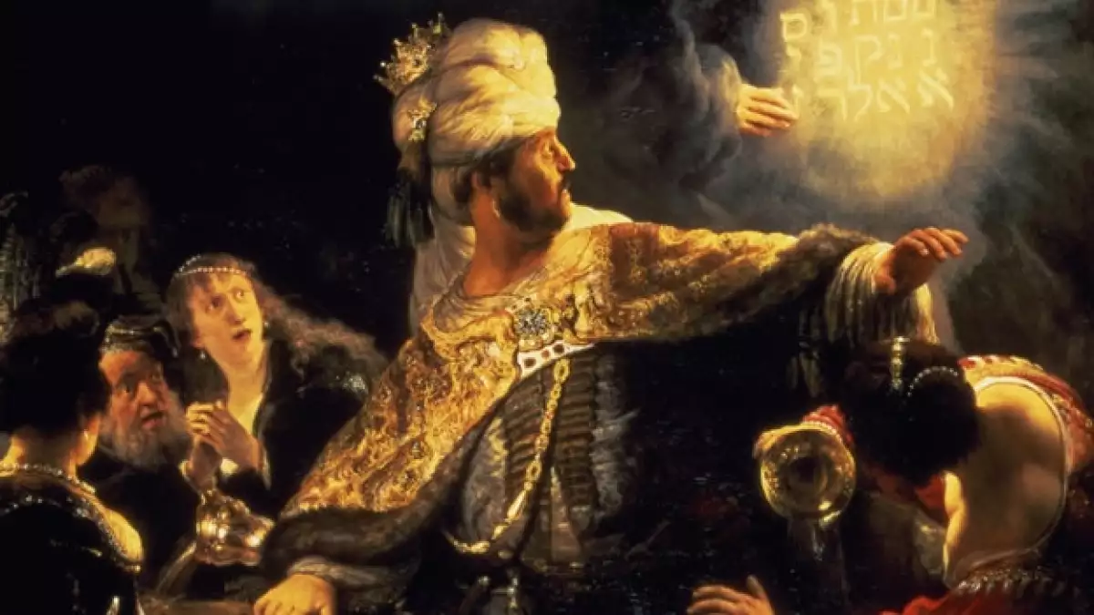 la fiesta de belshazzar