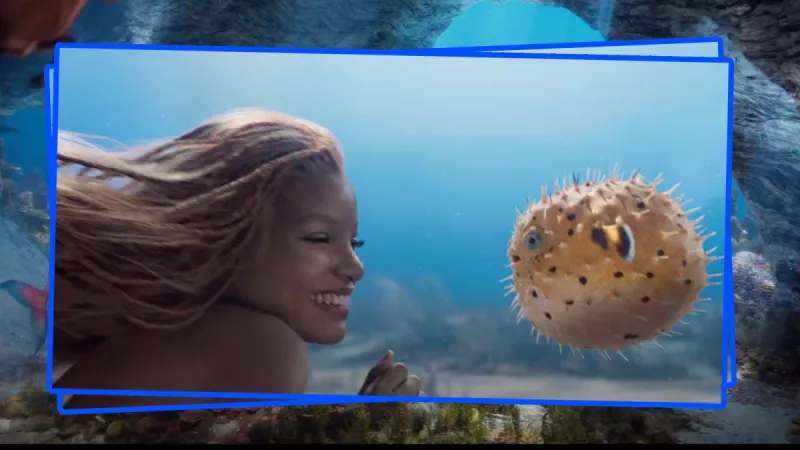 Halle Bailey en el tráiler de La Sirenita.