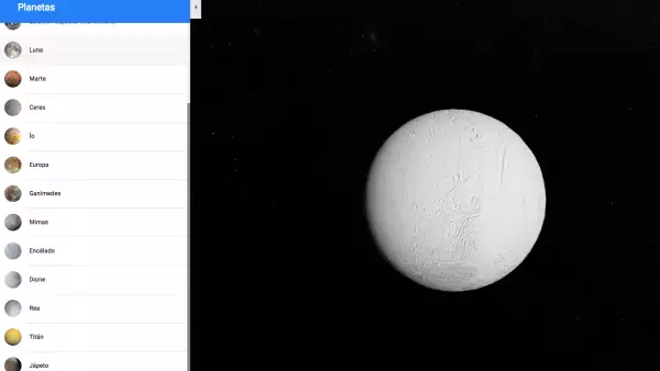 Explora las lunas de Saturno