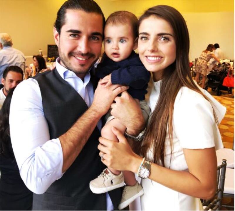 Así fue el bautizo del encantador Marcelo, hijo de Michelle Renaud