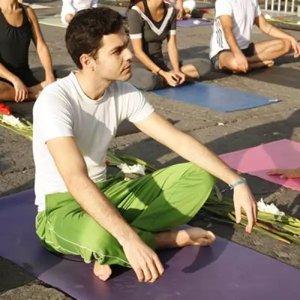 Yoga en el zocalo