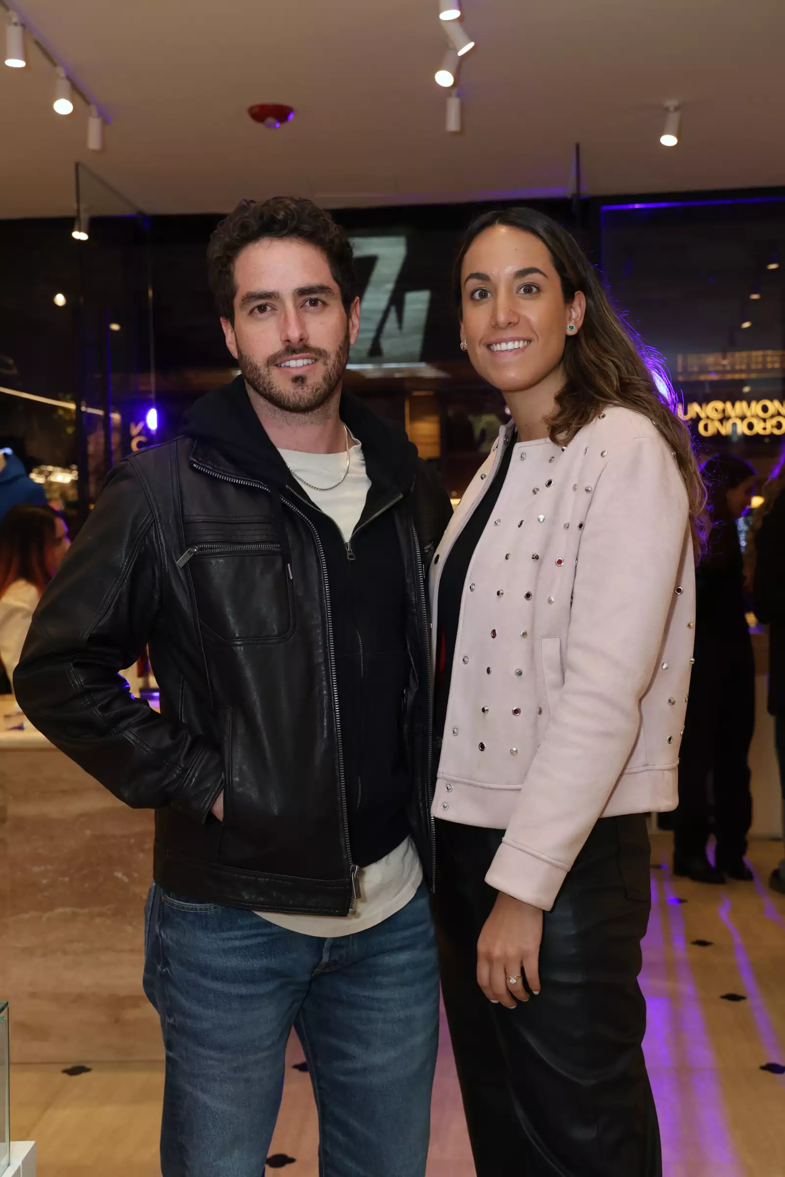 Pato Tello y Alejandra Portilla