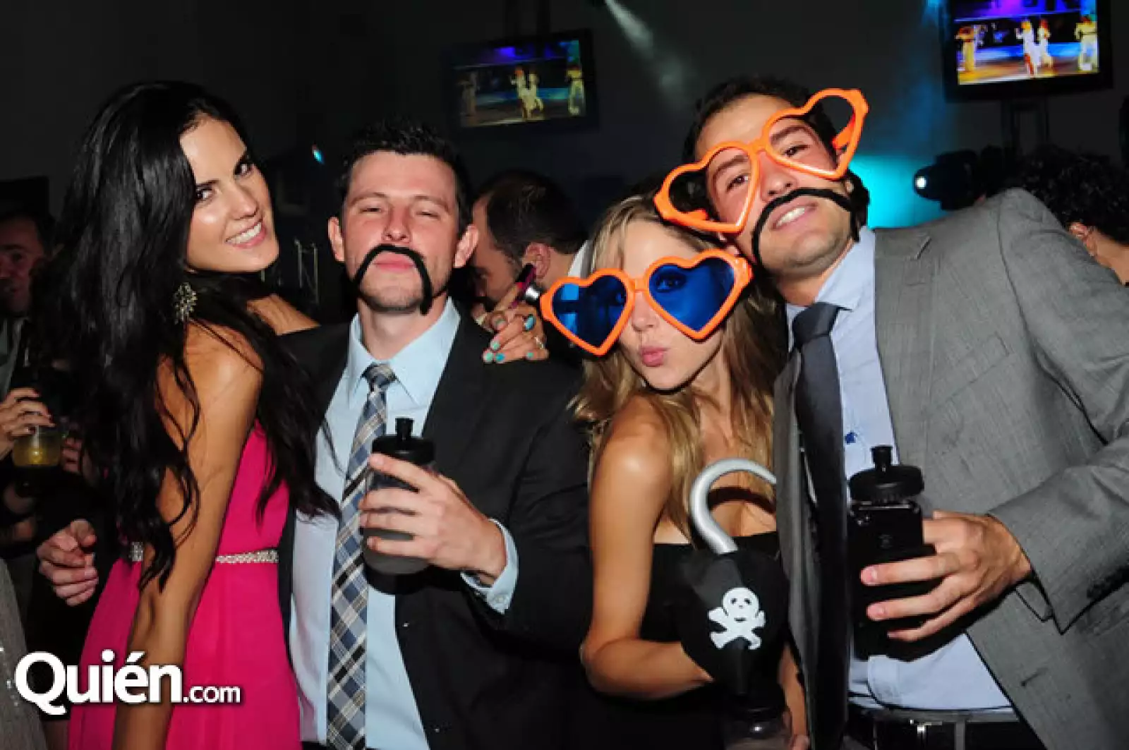 Karen Sainz, Germán Gutiérrez, Velia Diah y Mario Navarro