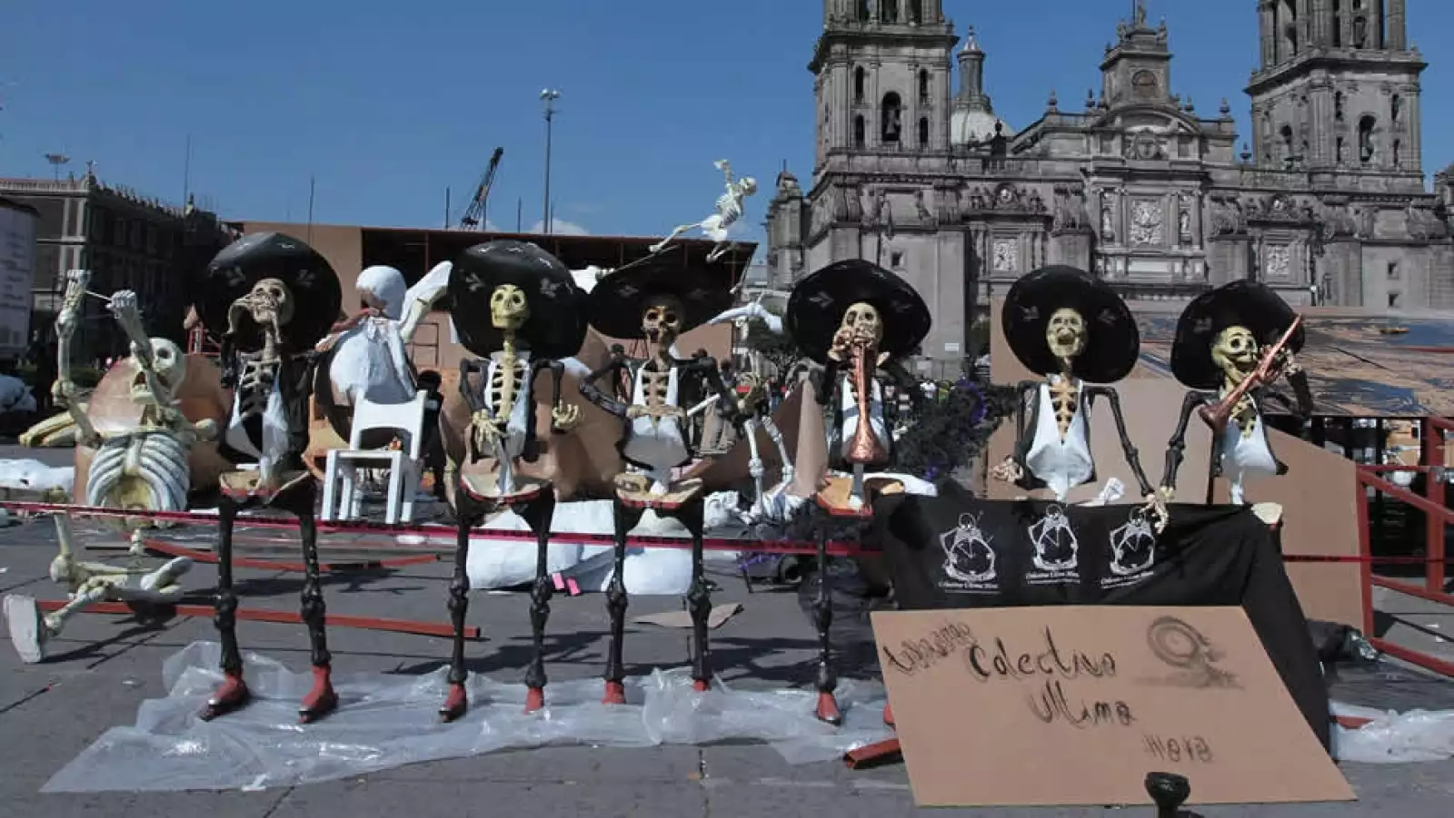 ofrenda en el zocalo