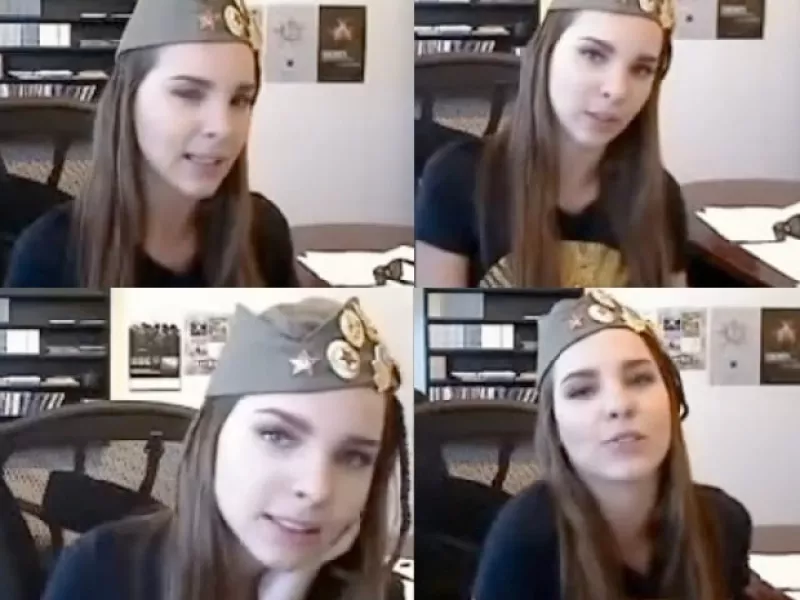 Dicen que al mal tiempo buena cara y es lo que hizo la cantante y actriz quien decidió hacer un twitcam para parodiar a la Chica Dorada y hablar sobre sus problemas con Mohamed Morales.