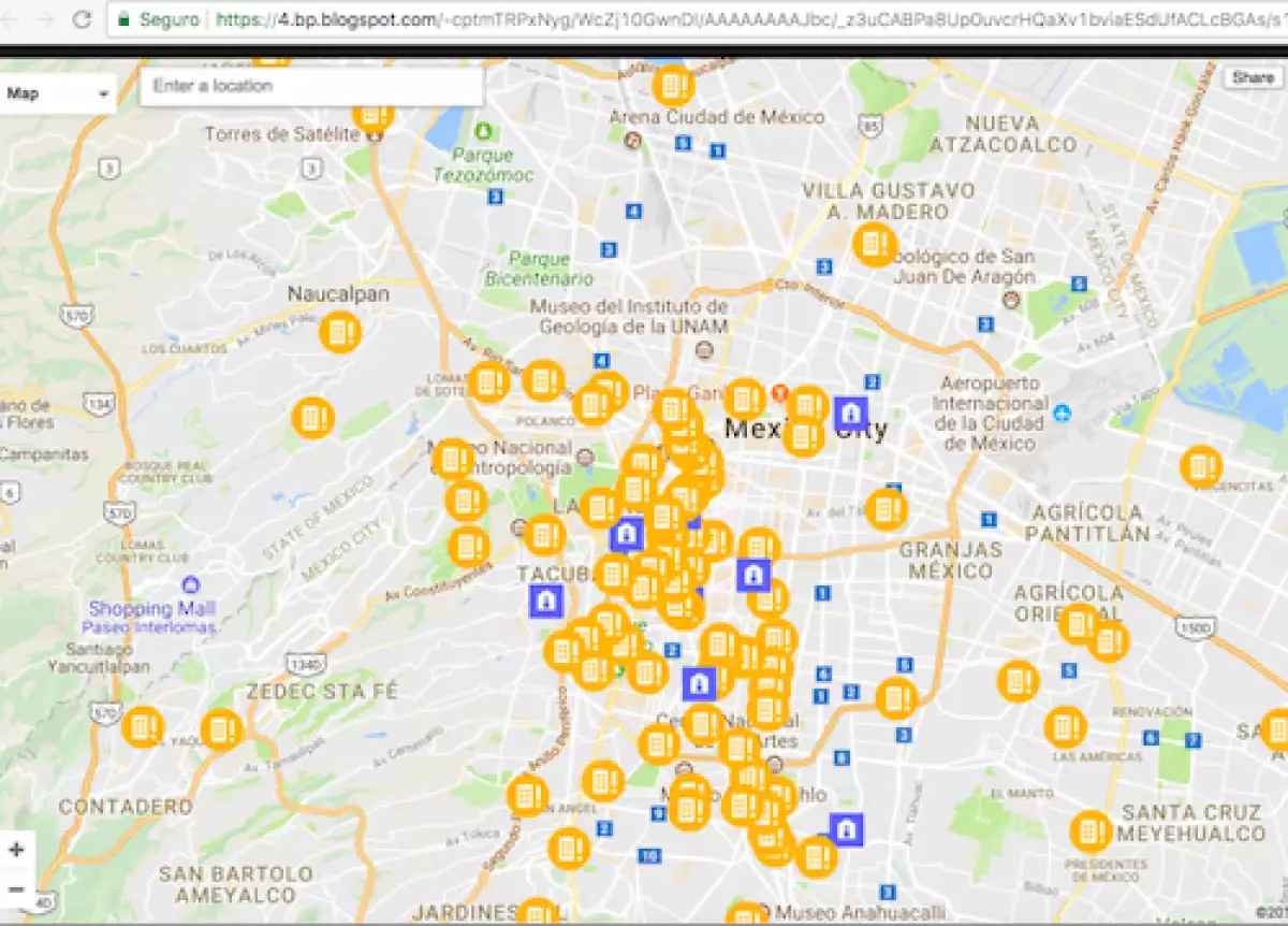 mapa interactivo