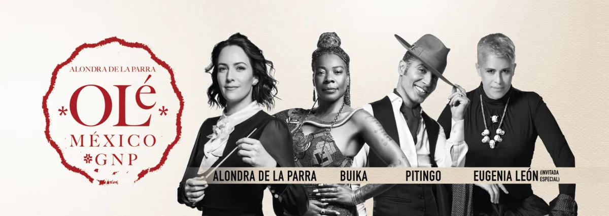 Eugenia León Alondra de la Parra Buika y Pitingo en los conciertos Olé México GNP