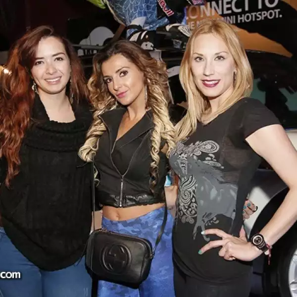 Astrid Martínez, Elizabeth Grijalva y Barbie Blakely