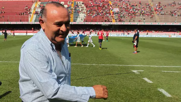 Foto de Cristóbal Ortega cuando fue DT del Veracruz.