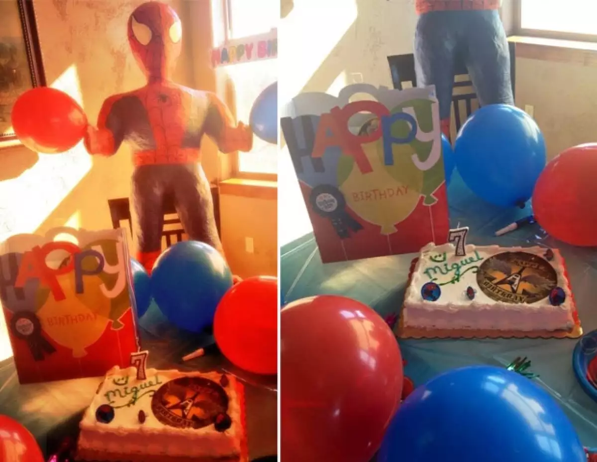 Aracely compartió varias imágenes de la fiesta de su hijo.