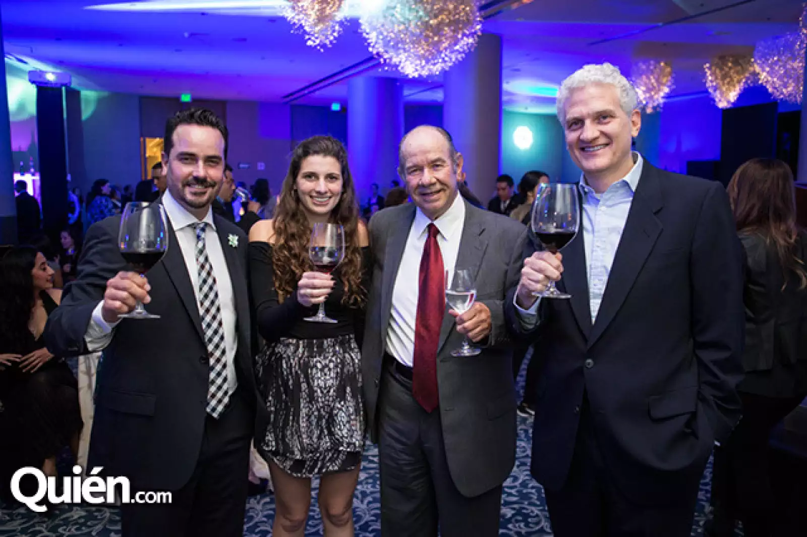 Hans Backoff, Natalia Hojel, Hans Backoff y Ricardo Hojel