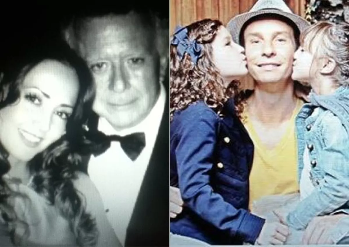 Andrea recordó a su padre y celebró a Erik Rubín por ser papá de sus dos niñas.