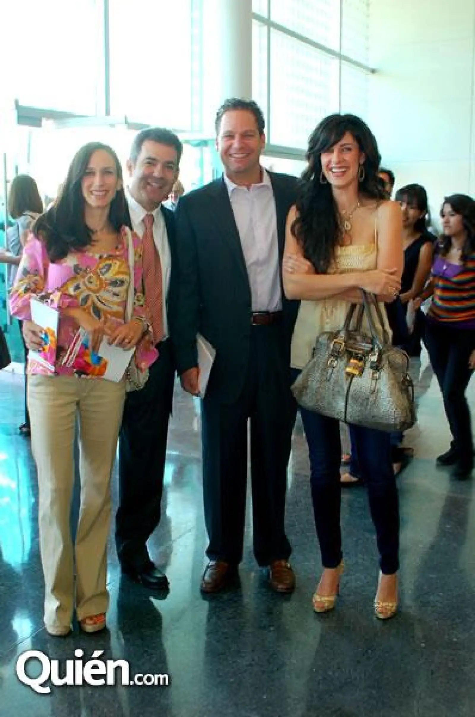 Yolanda de González,Armando González,Alberto Santos y Lilia Ortiz