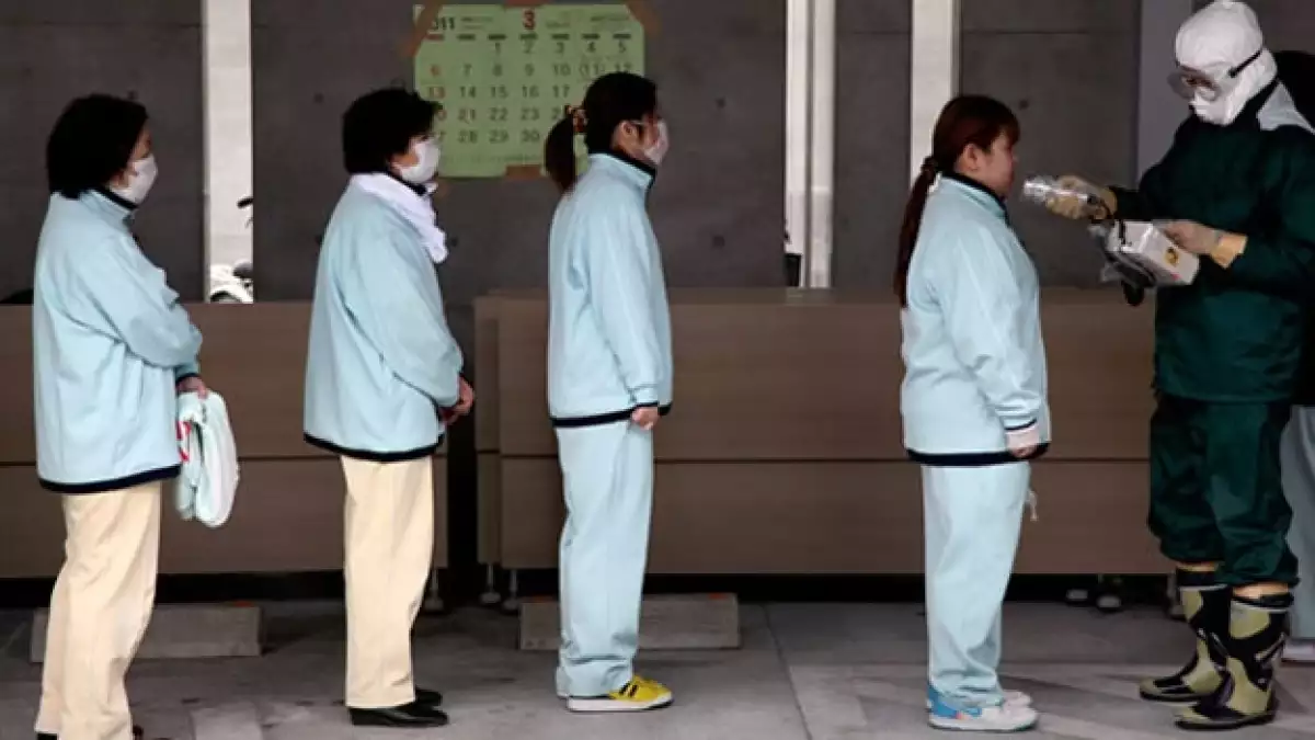 Japón - medición radiactividad