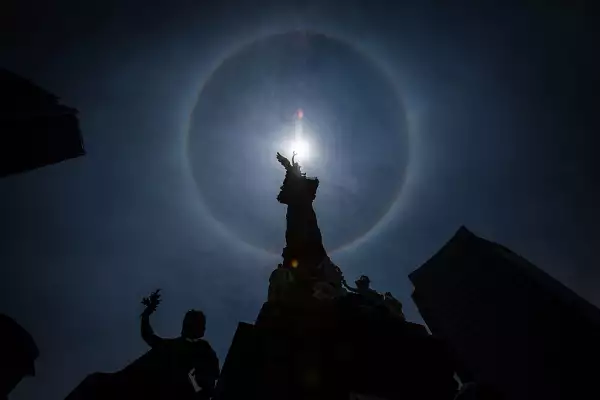 Halo Around the Sun in Mexico