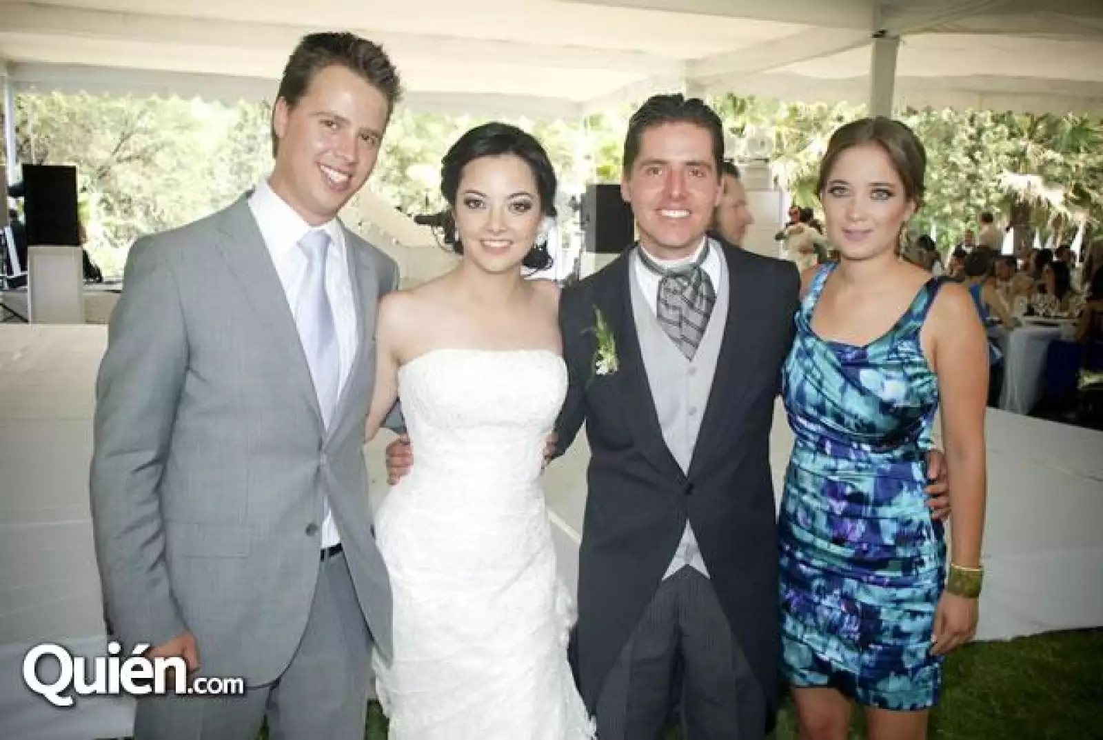 Santiago Serrano,Judit Vázquez,Eugenio Serrano y Karla Celis