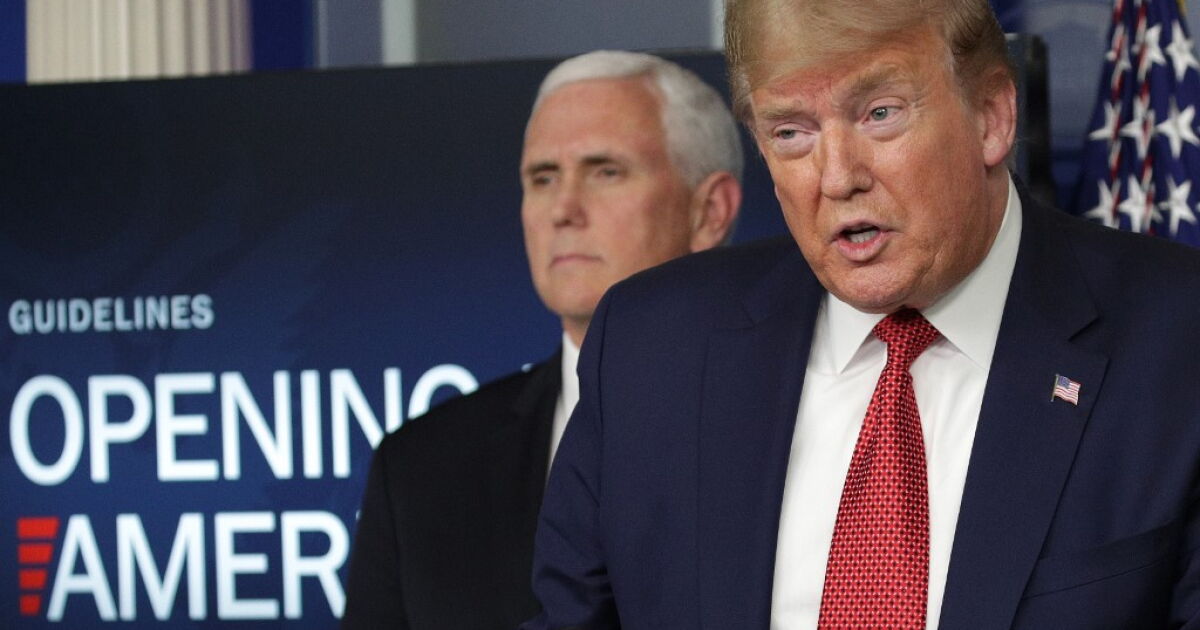 Trump recomienda plan en tres fases para relanzar la economía de EU