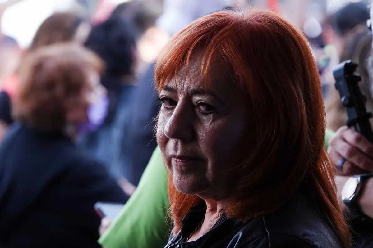 Rosario Ibarra Piedra durante la inauguración de la FIL en el Zócalo.