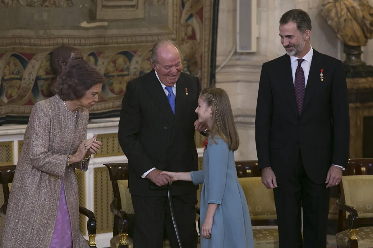 Crown Princess Leonor receives the Order of the Golden Fleece, Madrid, Spain - 30 Jan 2018