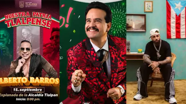 ¿Qué artistas estarán en las alcaldías el 15 de septiembre 2025 por el Grito de Independencia? 