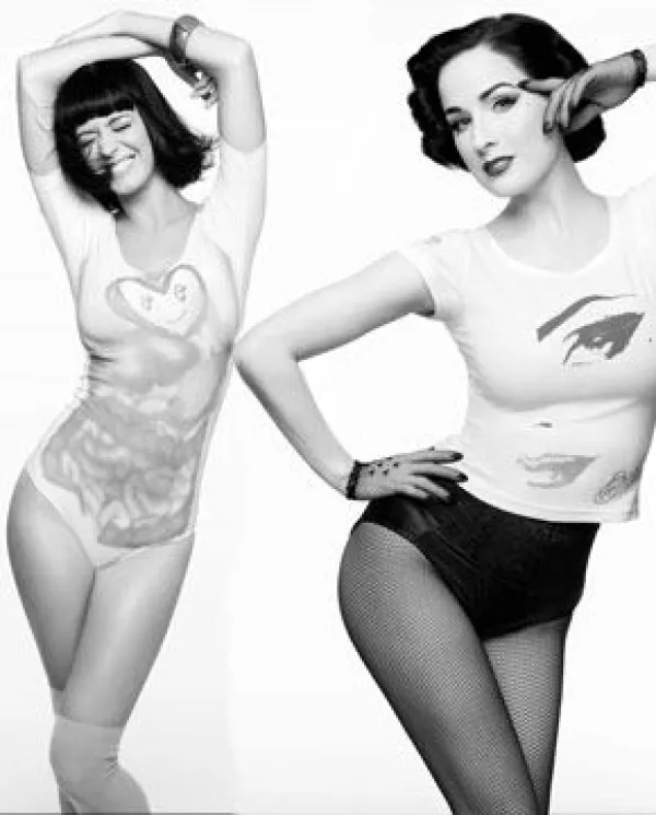 Diseños de Katy Perry y Dita Von Tesse.