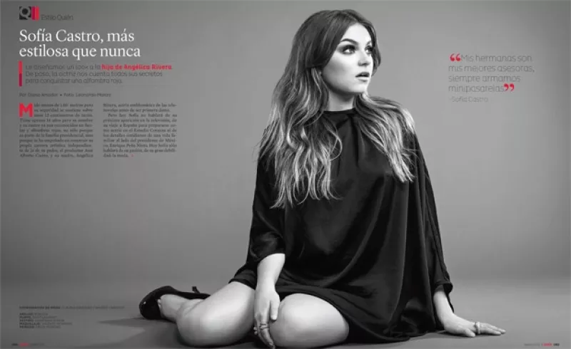 La actriz y cantante posó para la revista Quién como parte de la lista anual de las más guapas, además estuvieron Karla Souza, Aislinn Debez, entre otras.