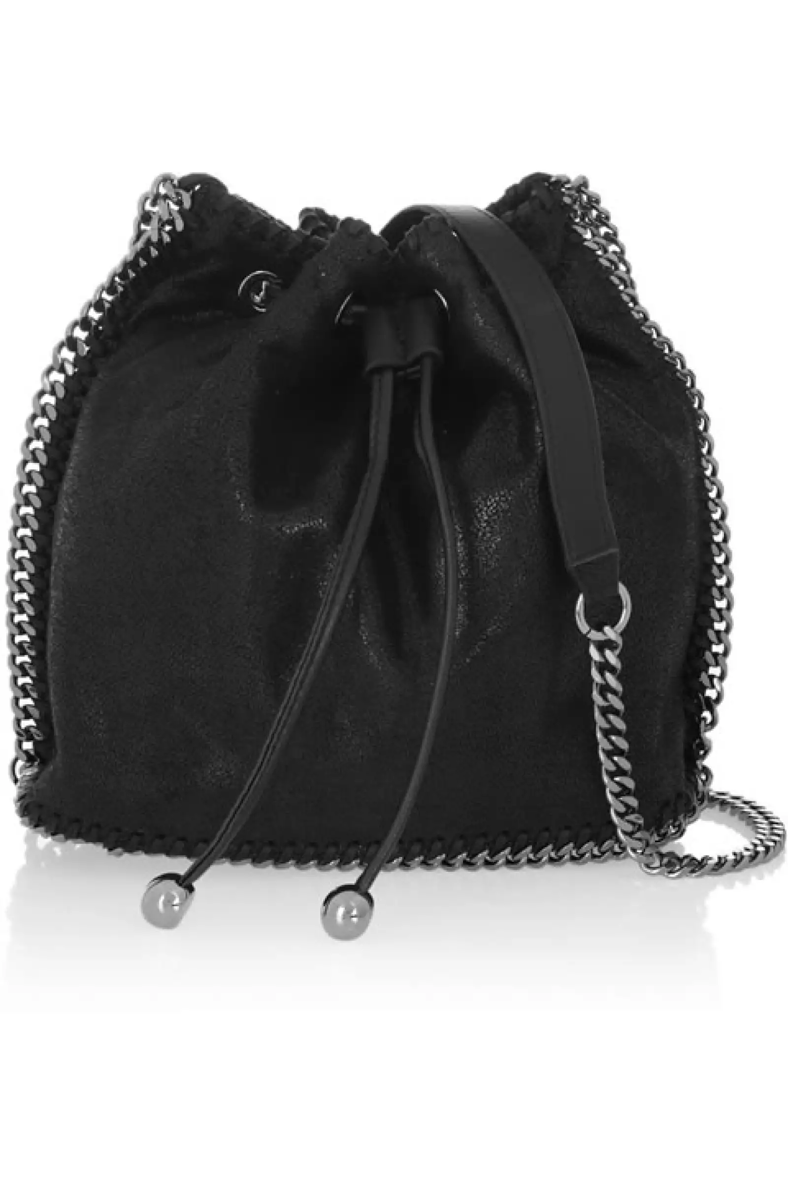 Las ya emblemáticas cadenas de Stella McCartney se dejan ver con esta version.