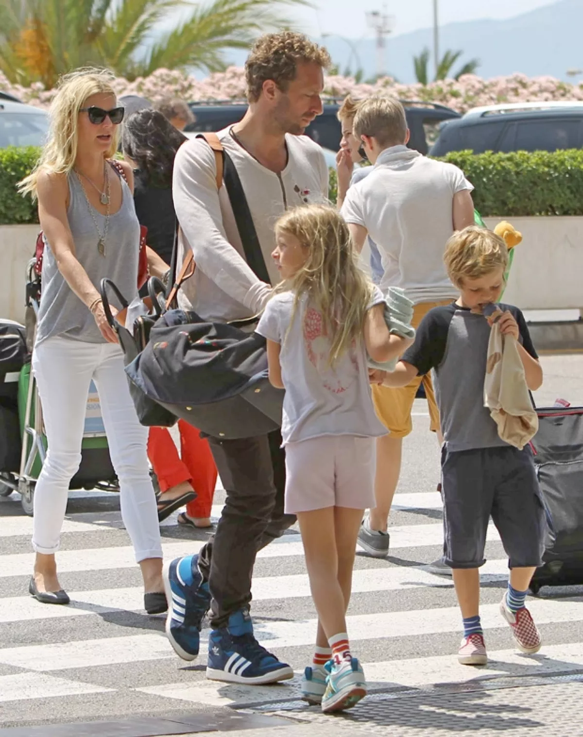 Los Martin-Paltrow disfrutaron de un verano en familia el año pasado en España.