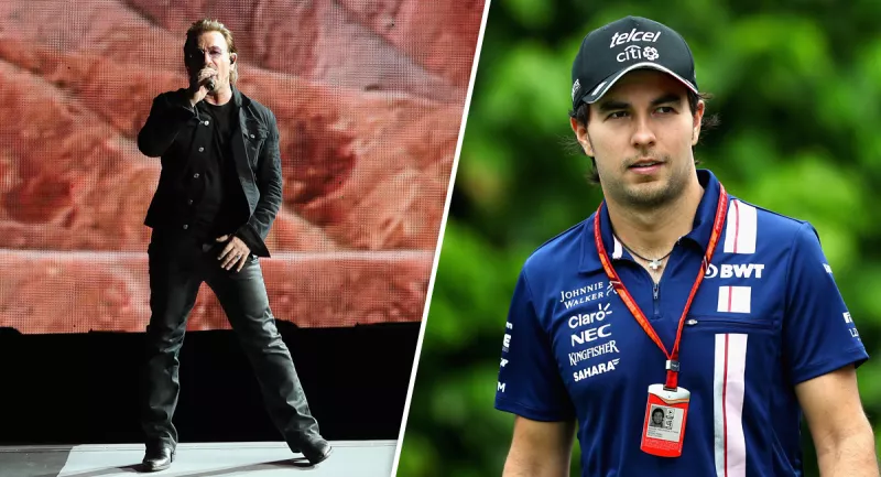 Bono y Sergio 'Checo' Pérez