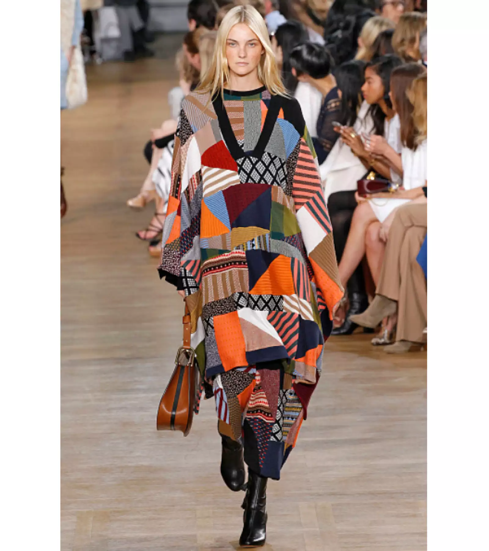 Túnicas Patchwork (Chloé): La prenda en tonos otoñales perfecta para la siguiente temporada.