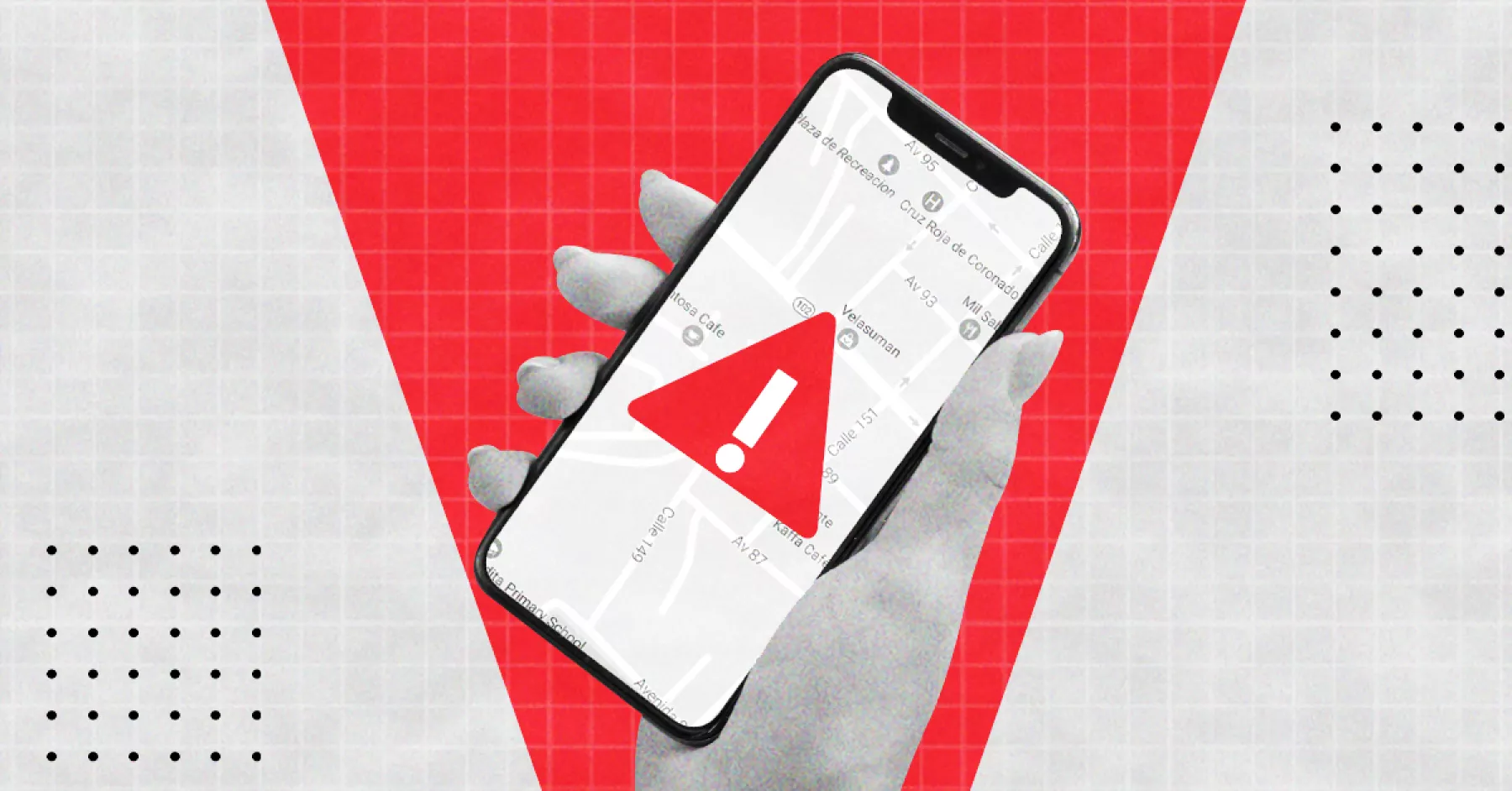 stalkerware qué es (imagen conceptual con un celular comprometido)