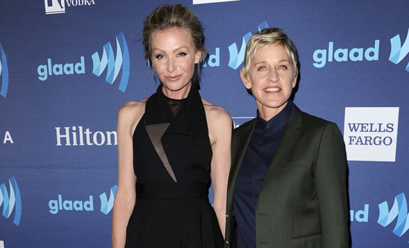 Ellen es 15 años más grande que Portia.