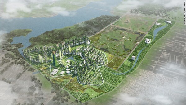 La Ciudad-Bosque de Shijiazhuang, China
