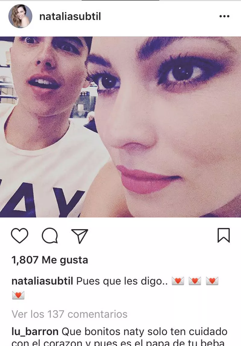 Natália Subtil y Sergio Mayer Mori