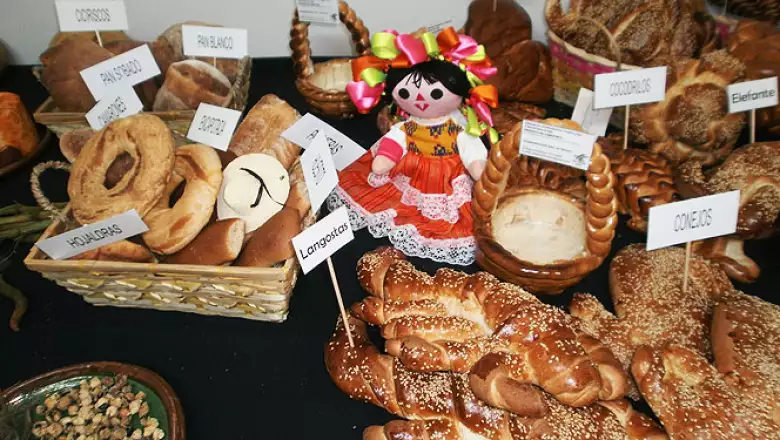 En México 90% de la población es consumidor de pan blanco y pan de dulce.