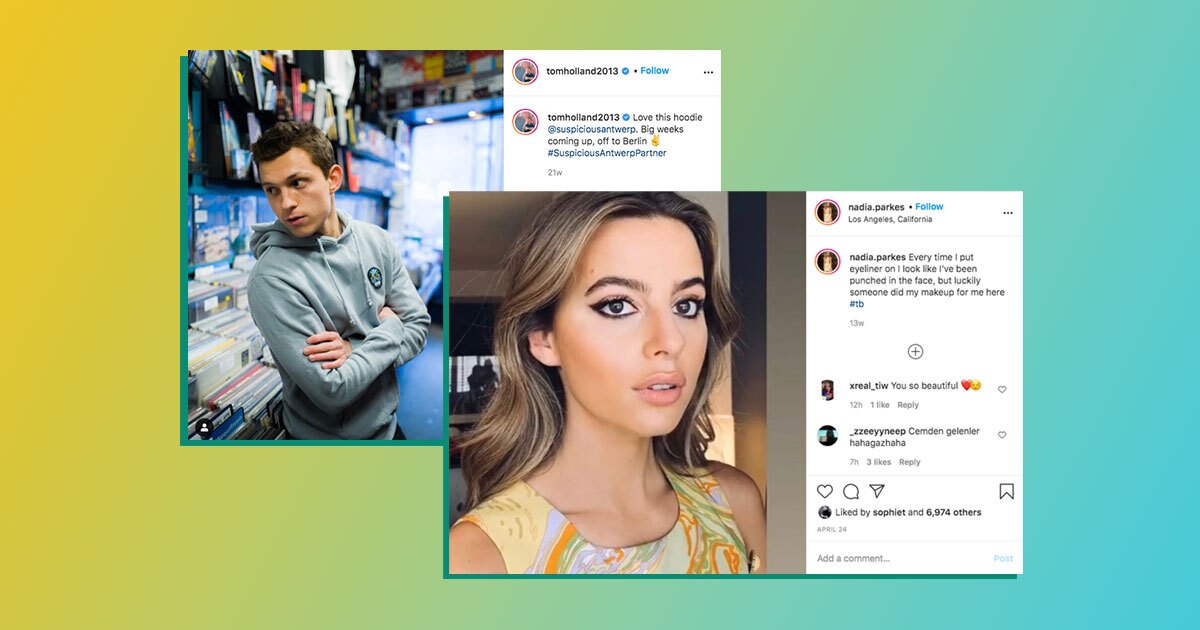 Tom Holland hace oficial en Instagram su relación con ...